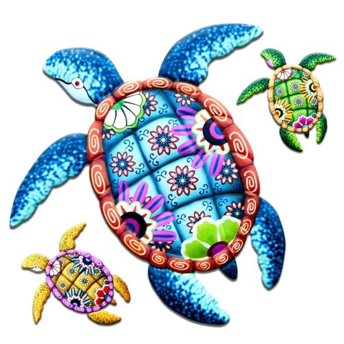 WHBIMGOOO Metal Sea Turtle Wall art...
