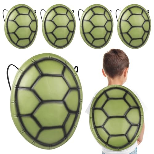 NUOBESTY 5Pcs Kids Turtle Shell Costume - Ninja Cosplay...