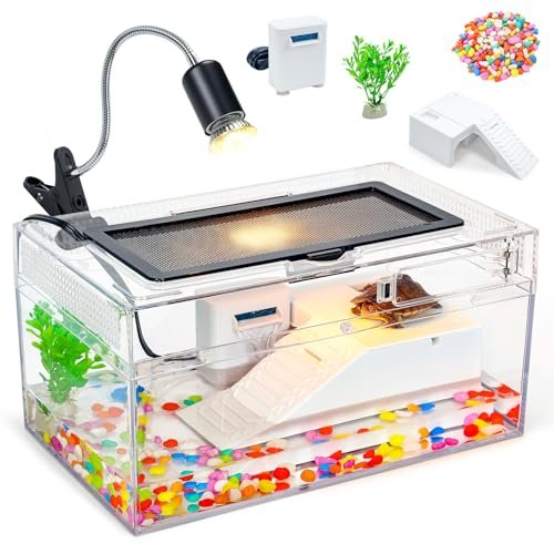 12x7x6 Turtle Tank Kit A High-Definition Aquarium with...