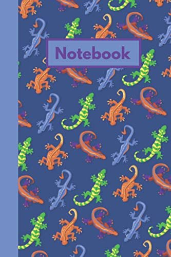 Cartoon Lizard Notebook: Lizard Themed Composition Lined...