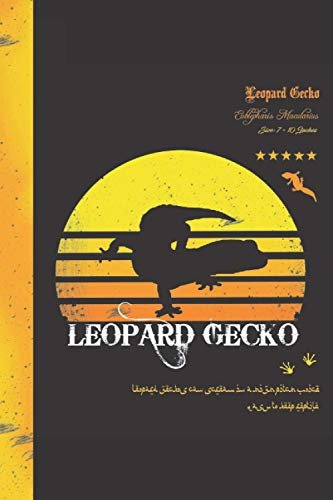 Leopard Gecko Notebook: Lizard Themed Composition Lined...