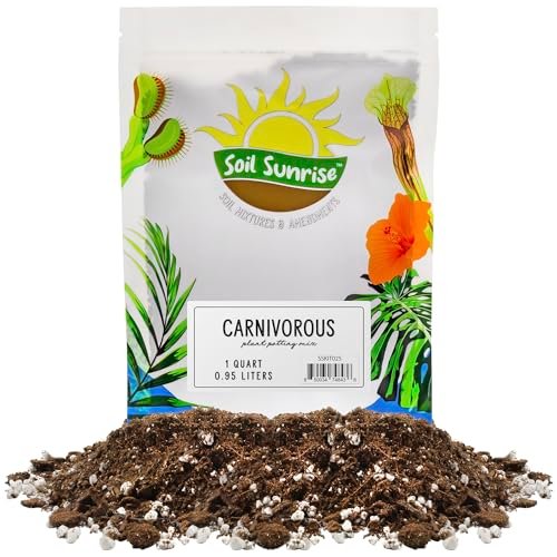 Soil Sunrise Carnivorous Plant Potting Soil Mix (1 Quart)