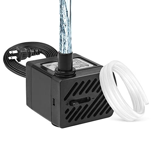 DaToo 50GPH 3W Small Submersible Water Pump for Fish Tanks