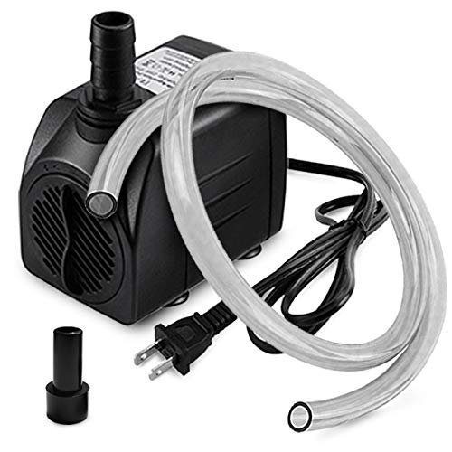 PULACO 160GPH Small Fountain Pump, Ultra Quiet Submersible...