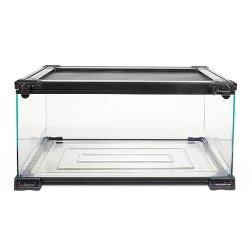 Zilla QuickBuild Reptile 10 Gallon Glass Terrarium with...