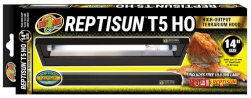 Zoo Med ReptiSun T5 HO Terrarium Hood with 10.0 Bulb